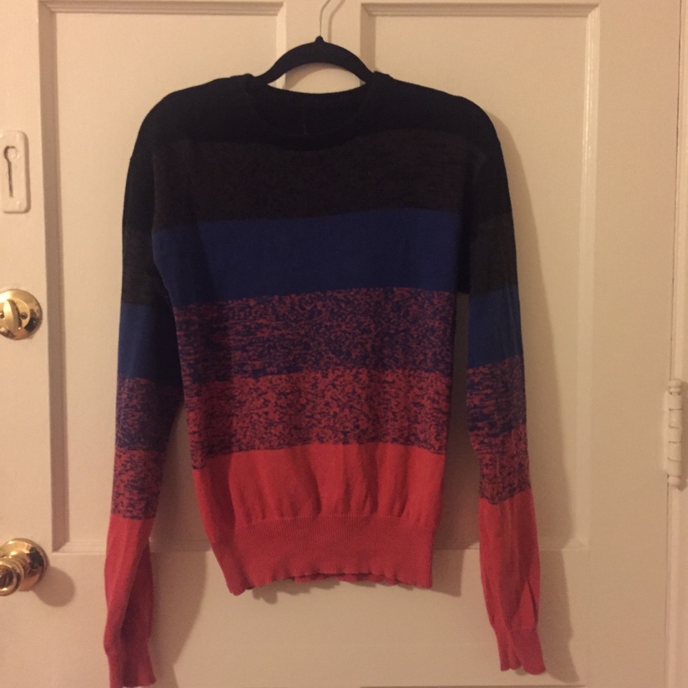 EUC colorful sweater - no tags size M